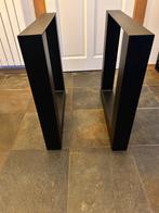 U-Tafelpoten zwart ge poedercoat staal,, Huis en Inrichting, Ophalen, Tafelpoot, 50 tot 100 cm, Nieuw