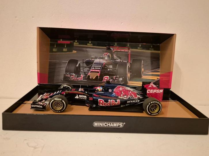 max verstappen 1:18 toro rosso Australië gp 2015  debuut, Hobby en Vrije tijd, Modelauto's | 1:18, Nieuw, Auto, MiniChamps, Ophalen