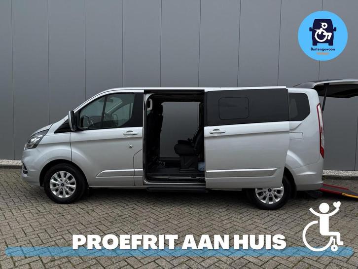 Ford Transit Custom Rolstoelbus Bodemverlaging UNIEKE OMBOUW, Auto's, Ford, Bedrijf, Te koop, Transit, Aangepast voor mindervaliden