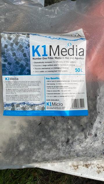 k1 media koi filter bioloog systeem nitriet afbraak beschikbaar voor biedingen