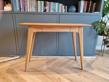Eikenhouten Bureau / Sidetable met Lade beschikbaar voor biedingen
