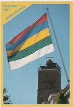 TERSCHELLING Vlag en Vuurtoren Brandaris Groeten, Gelopen, Waddeneilanden, Verzenden, 1980 tot heden