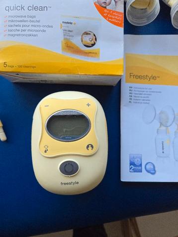 Medela Freestyle borstkolf uitgebreide set. beschikbaar voor biedingen