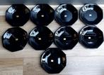9 Vintage Nieuw Arcoroc Octime Octogonal soep borden 21 cm, Nieuw, Ophalen of Verzenden, Glas, Bord(en)