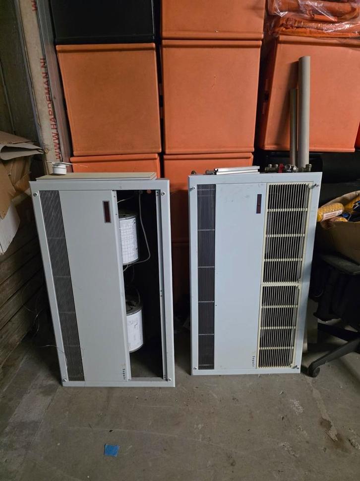 2x Luchtgordijn L U 100 Wit - 2007, Doe-het-zelf en Verbouw, Verwarming en Radiatoren, Ophalen