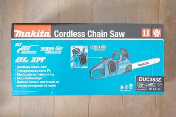 Makita DUC353 Z 2x 18v Li-ion LXT accu kettingzaag 35cm body beschikbaar voor biedingen