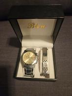 Horloge & Armband in luxe verpakking, Staal, Gebruikt, Staal, Polshorloge