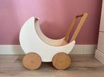 Witte houten poppenwagen van Ooh Noo, Ophalen, Zo goed als nieuw, Duw- of Trekspeelgoed