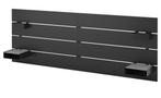 Ikea Nordli Hoofdeinde bord 160 CM incl bakjes, Huis en Inrichting, Ophalen, Wit, Tweepersoons, Zo goed als nieuw