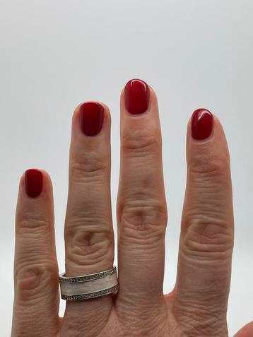 Z797 Prachtige zilveren Thomas Sabo ring maat 18,5 beschikbaar voor biedingen