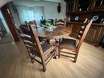 Gereserveerd Gratis ronde tafel+ 4 stoelen, Ophalen, Gebruikt, Mancave, 75 cm of meer