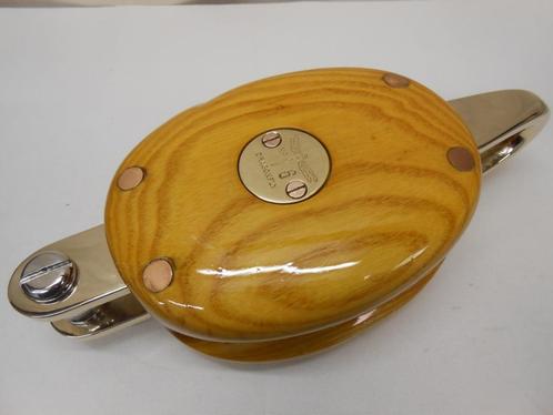Houten Blok / Katrol, Brons beslag voor 16 - 18 mm lijn, Watersport en Boten, Accessoires en Onderhoud, Nieuw, Lijn of Blok, Ophalen of Verzenden