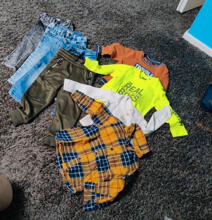 Pakket jongenskleding maat 80, Kinderen en Baby's, Babykleding | Maat 80, Gebruikt, Jongetje, Ophalen of Verzenden