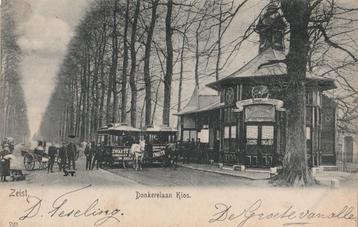 Zeist - 771 - twa : Paardentram op Donkere Laan bij de Kiosk beschikbaar voor biedingen