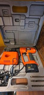 Black en Decker, accu schroefmachine, Doe-het-zelf en Verbouw, Gereedschap | Boormachines, Ophalen of Verzenden, Gebruikt, Minder dan 400 watt