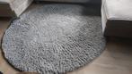 Rond fluffy vloerkleed 2.00 mtr doorsnee, Huis en Inrichting, Ophalen, Gebruikt, Beige, Rond