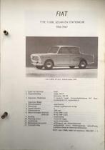 Fiat 1100 1966-67. Olyslagers autotechnisch handboek 62 blz., Auto diversen, Ophalen of Verzenden