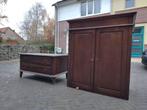 Teakhouten kast met ladeblok, Ophalen, Gebruikt, 100 tot 150 cm, 1 of 2 laden