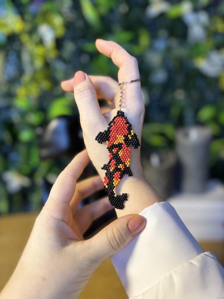 Sleutelhanger met koi-vis, Verzamelen, Sleutelhangers, Nieuw, Dier of Natuur, Verzenden