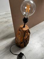 2 Unieke Houten Sfeerlampen, Antiek en Kunst, Antiek | Lampen, Ophalen of Verzenden