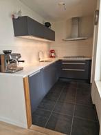 Leuke Hoek Keuken te koop, Huis en Inrichting, Keuken | Complete keukens, Ophalen, Gebruikt, Blauw, Hoekkeuken