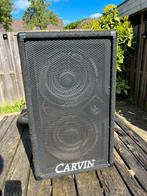 Carvin 2x10 bascabinet V210T 400 watt 4 ohm, Gebruikt, 100 watt of meer, Ophalen, Basgitaar