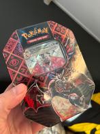 Paldean Fates Tera Charizard EX Tin, Ophalen of Verzenden, Zo goed als nieuw