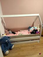Grondbed huis, Kinderen en Baby's, Kinderkamer | Bedden, Ophalen, Nieuw, 70 tot 85 cm, 140 tot 160 cm