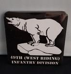 Magneet 49th infantery div. Polar bears, Ophalen of Verzenden