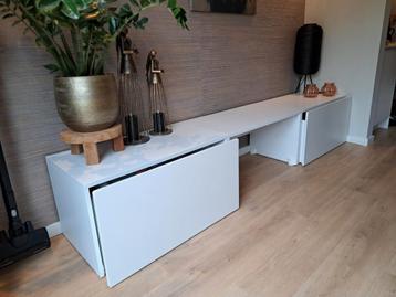 TV Meubel Kast Bureau Lade Opbergkist Ladebank Wit IKEA beschikbaar voor biedingen