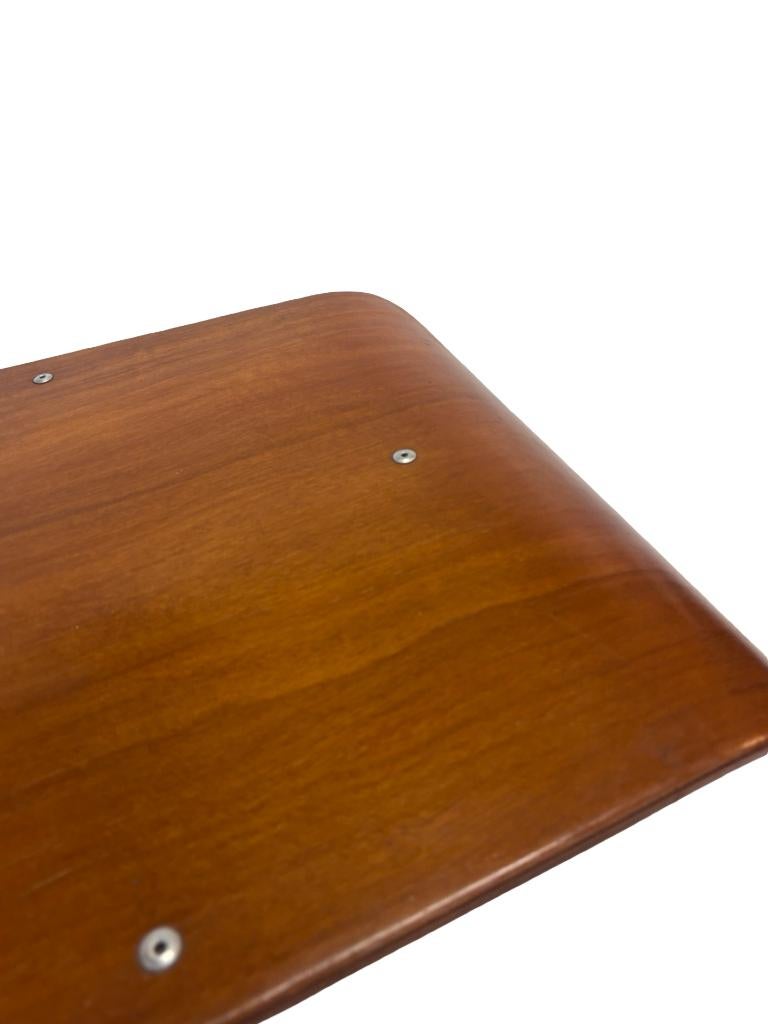 Vintage stoel van Ahrend Cirkel, minimalistisch 60's design, Huis en Inrichting, Stoelen, Gebruikt, Bruin, Vintage, Eén