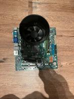 Moederbord met CPU en 2GB DDR2 RAM, Computers en Software, Moederborden, Ophalen of Verzenden, Gebruikt, Intel, DDR2