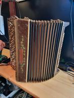 Oude Knopaccordeon - Vintage Look, Muziek en Instrumenten, Accordeons, Ophalen