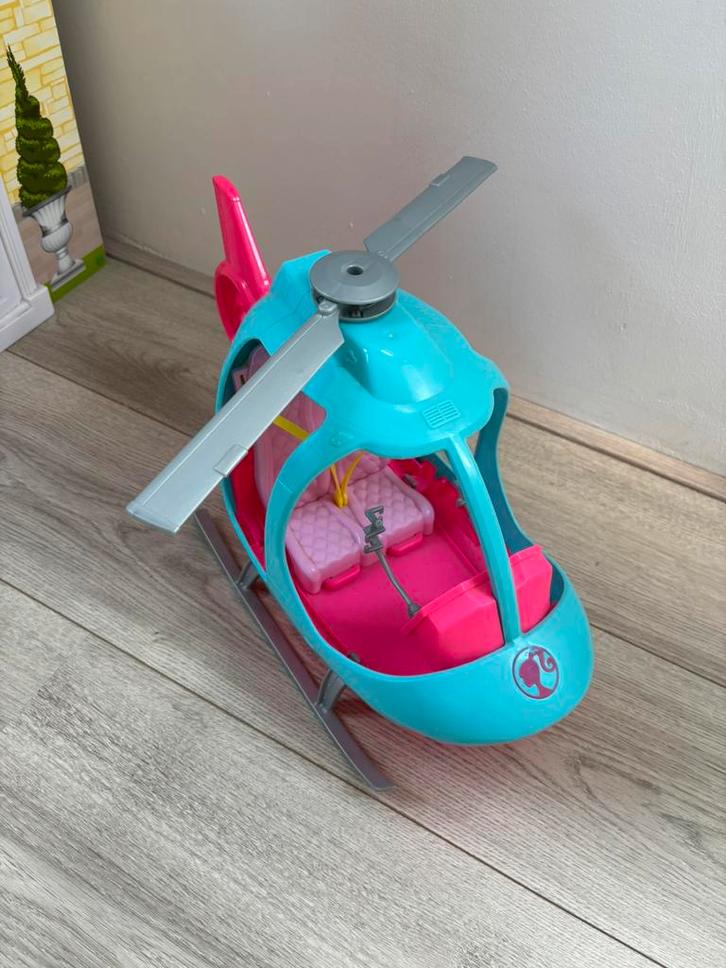 Helikopter barbie, Kinderen en Baby's, Speelgoed | Speelgoedvoertuigen, Zo goed als nieuw, Ophalen of Verzenden