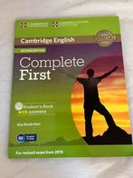 Cambridge English complete first 2015, Boeken, Verzenden, Zo goed als nieuw, Overige niveaus, Engels