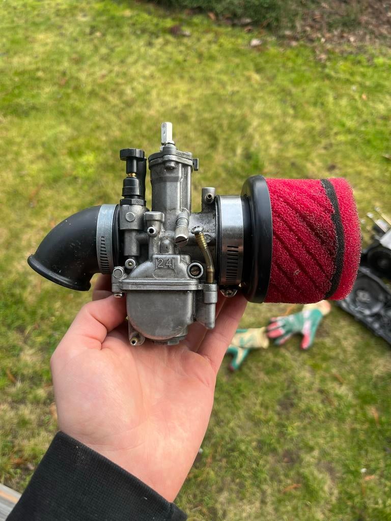 Motoforce 24mm Carburateur met Powerfilter, Ophalen of Verzenden, Gebruikt, Carburateur