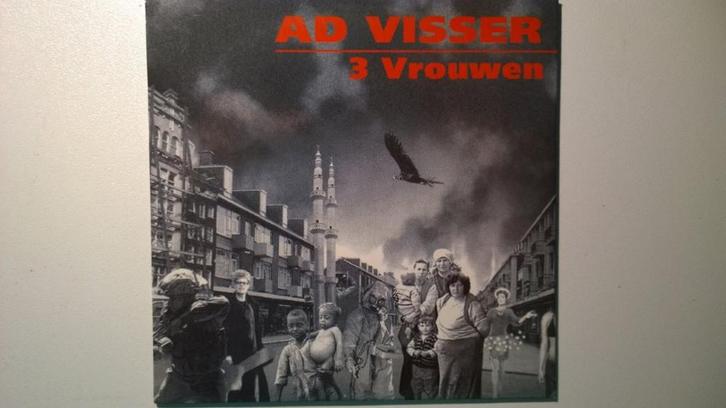 Ad Visser - 3 Vrouwen, Cd's en Dvd's, Cd Singles, Zo goed als nieuw, Nederlandstalig, 1 single, Ophalen of Verzenden