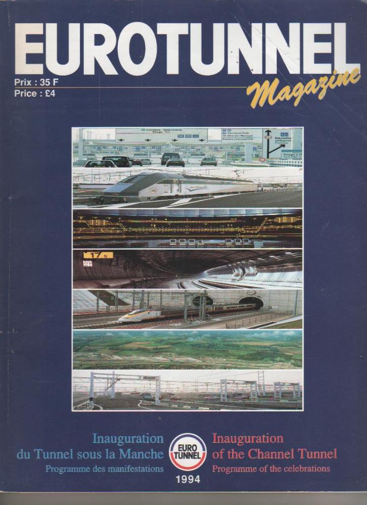 Magazines m.b.t. de (BOUW VAN DE) EUROTUNNEL, Verzamelen, Tijdschriften, Kranten en Knipsels, Tijdschrift, Buitenland, 1980 tot heden