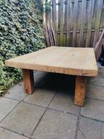 Eikenhouten salontafel - 126x81x43 cm, Huis en Inrichting, Ophalen, Gebruikt, 100 tot 150 cm, Eikenhout