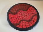 Rode mozaïekschaal, Wereldwinkel, Overige materialen, Verzenden, Overige stijlen, Schaal of Schalen