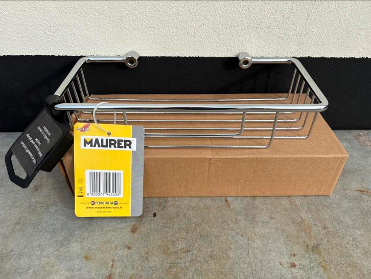 Maurer verchroomd zeepbakje (nieuw), Huis en Inrichting, Badkamer | Badtextiel en Accessoires, Nieuw, Overige typen, Overige kleuren