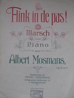 FLINK IN DE PAS ! **Oude Bladmuziek**, Muziek en Instrumenten, Bladmuziek, Gebruikt, Ophalen of Verzenden, Artiest of Componist