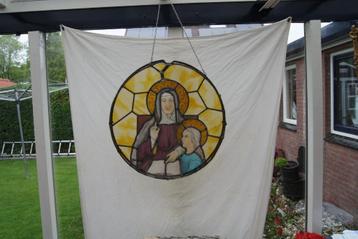 Maria met Jezus  ( Grote raamhanger beschikbaar voor biedingen