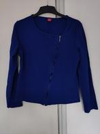 Liv kobalt blauwe dames blazer met scheve rits verwerkt, Kleding | Dames, Maat 38/40 (M), Blauw, Ophalen of Verzenden, Zo goed als nieuw