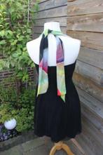 Jurk zwart/ kleur Addy van den Krommenacker mt 42 AANBIEDING, Zwart, Maat 42/44 (L), Ophalen of Verzenden, Zo goed als nieuw
