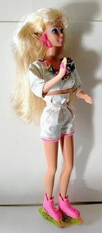Vintage Rollerblade barbie pop van Mattel uit de jaren 90., Ophalen of Verzenden, Gebruikt, Fashion Doll