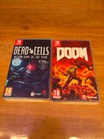Nintendo Switch Games: Dead Cells (geseald) & Doom, Online, 1 speler, Zo goed als nieuw, Vanaf 16 jaar