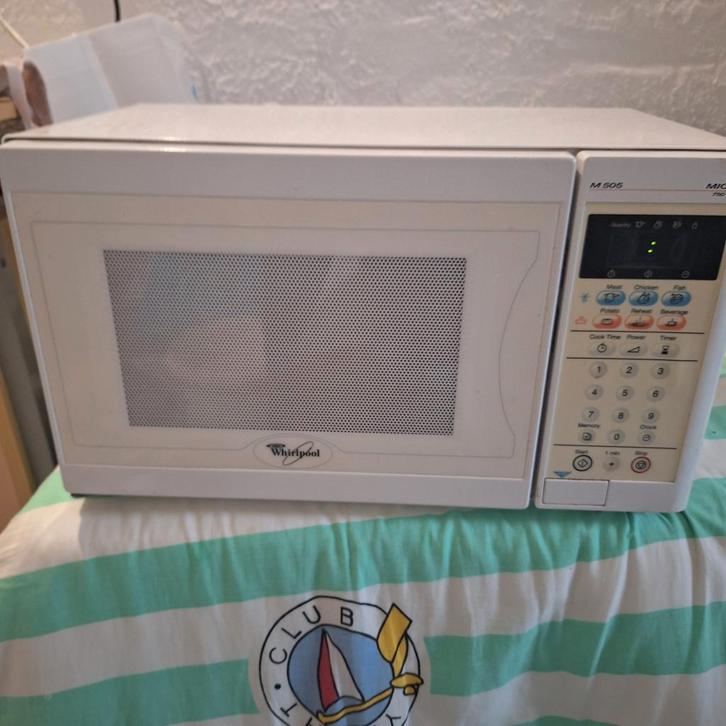 Whirlpool Magnetron - Bezorging mogelijk!, Witgoed en Apparatuur, Magnetrons, Gebruikt, Vrijstaand, Magnetron, 45 tot 60 cm, Draaiplateau