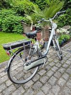 Elektrische dames en/of heren fiets, Fietsen en Brommers, Elektrische fietsen, Gebruikt, 59 cm of meer, 30 tot 50 km per accu