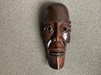 Groot masker Batak dodenmasker Indonesië Teibal Art Sumatra, Antiek en Kunst, Kunst | Niet-Westerse kunst, Ophalen of Verzenden